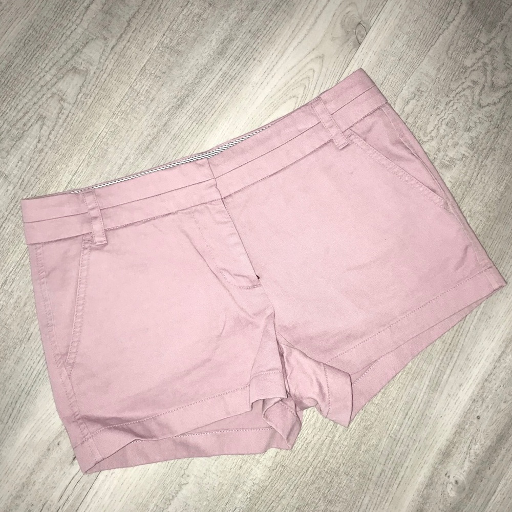 J Crew Chino Pastel Pink Shorts